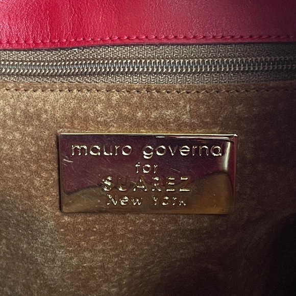 Vintage Suarez Red Alligator Shoulder Bag - Picture 3 of 5